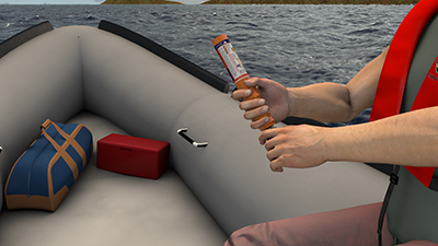 3D model of flare launching